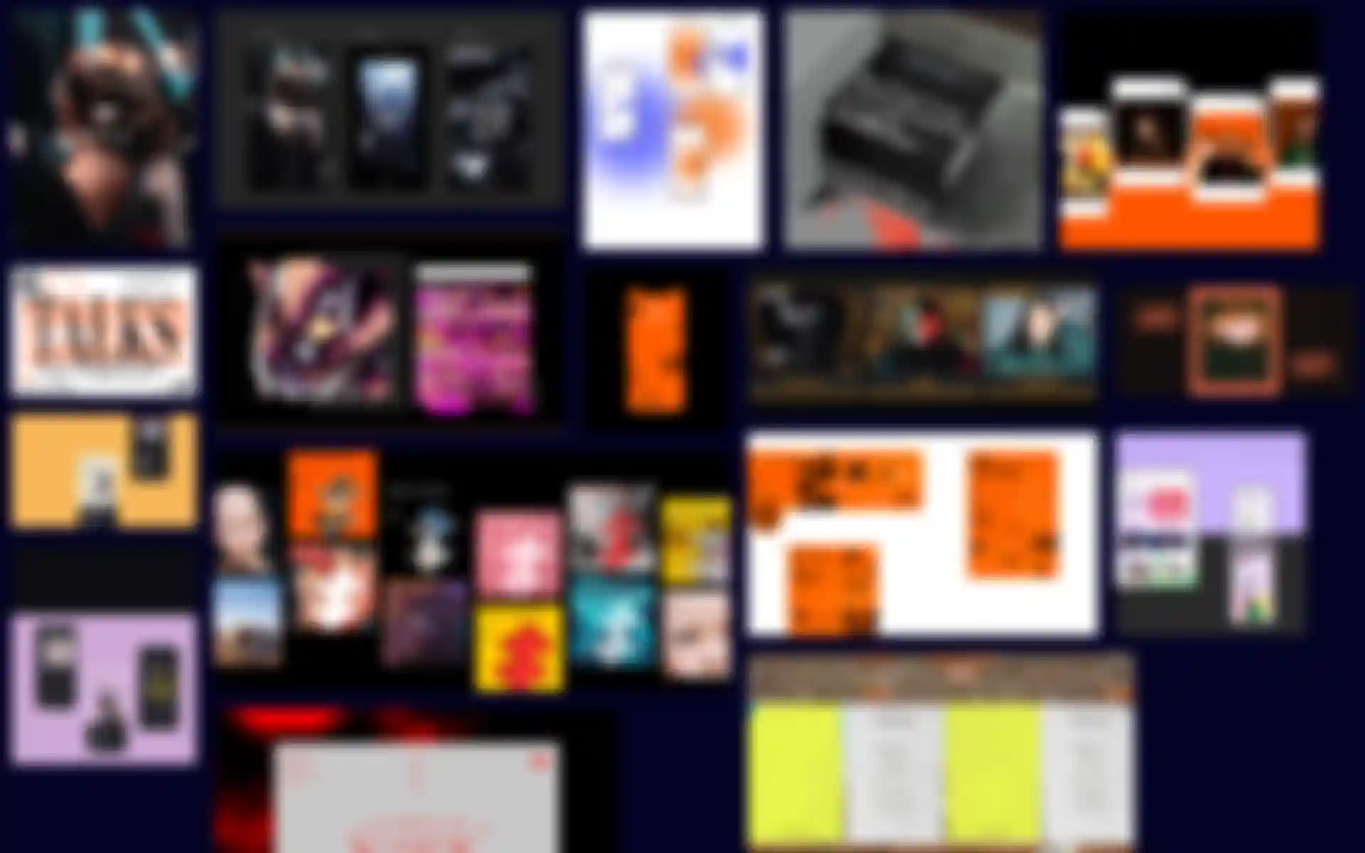 Moodboard für die Echo Room-App.