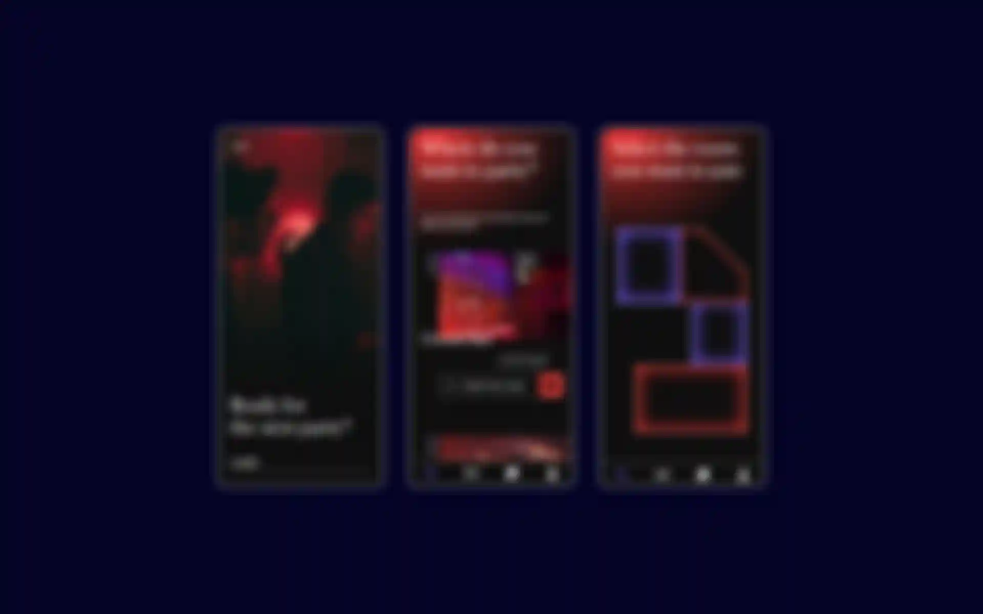 Drei Entwürfe für ein mögliches Echo Room-Design von Francesco Scheffczyk.